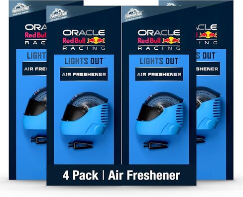 Armor All Podium Series Clip Vent Clip Car Car Care Air Air ، Wights Out Resent (4 Pack) ، معطر الهواء المستوحى من السباق مع التحكم في الرائحة القابلة للتعديل in Saudi Arabia