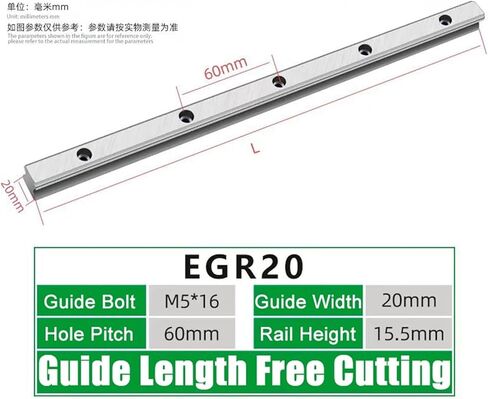 S25HH0 Linear Rail HGH15CA HGH20CA HGH20HA HGW15CC HGW20CC HGW20HC HGL15CA EGH15CA EGH20CA EGH15SA EGH20SA EGW15CA SA(HIWIN EGR 15,250mm) in Saudi Arabia