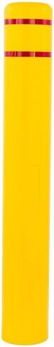 Guardian 52" H Bollard Cover for 4.5" Diameter Bollards, Hi-Vis Stripes, Indoor/Outdoor in Saudi Arabia