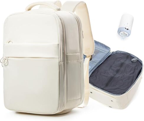 Vacuum Seal Backpack Travel With Pump,Large Carry On Vacpack Backpacks For Women Men,Mochila De Viaje Compresion Al Vacio,Personal Item Travel Backpack With Vacuum System,Olive Green in Kuwait