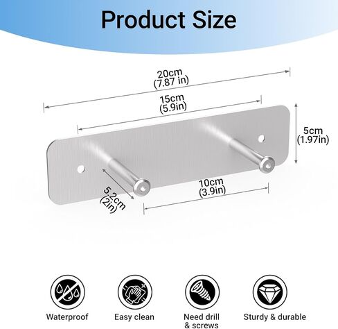 حامل لوح الكي ZHMY، حامل لوح الكي على الحائط على شكل Y أو T، خطاف لوح كي من الفولاذ المقاوم للصدأ لغرف الغسيل مع خطافات قابلة للتعديل in Kuwait