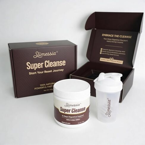 Slimessia Deep Clean+ دعم الجهاز الهضمي المتقدم - الصيغة العشبية للعافية والانتظام (1) in Saudi Arabia