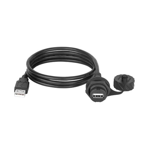 VHKLGYOJ LU20 M20 USB2.0 1.5A كابل تمديد بيانات مقبس مقاوم للماء IP67 USB موصل سريع حربة الاتصال (كابل USB 2 متر، صامولة بلاستيكية) in Kuwait