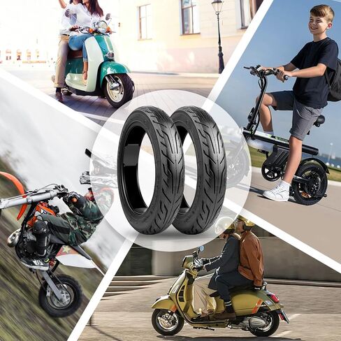 MAKELEN 14x2.5 E-Bike Tire - Puncture Resistant Vacuum Tire with Valve Stem & Core Tool, Excellent Grip for Urban Pavement in Saudi Arabia