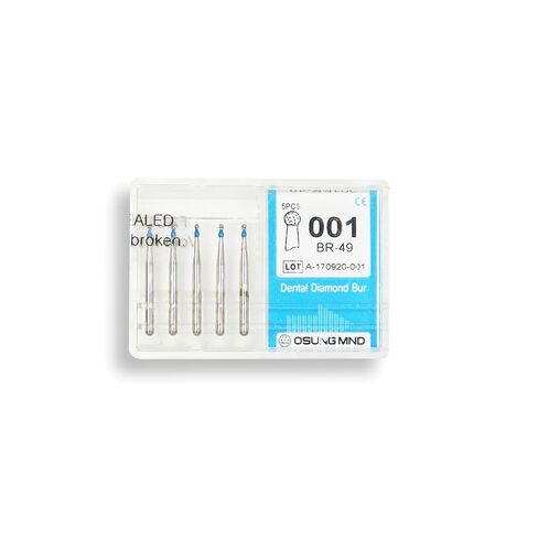 001.8M1, Spherical, 0.8 mm Dia, Medium Grit Diamond Bur, 5 per Pack (5) in Saudi Arabia
