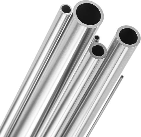 M METERXITY 300mm 304 Stainless Steel Tube, 1mm 2mm 4mm 6mm 8mm 10mm OD 0.3mm/0.5mm/1mm Wall Thick Seamless Straight Metal Pipe Tubing for Construction/Machining/Crafting [Set of 6 Sizes] in Saudi Arabia