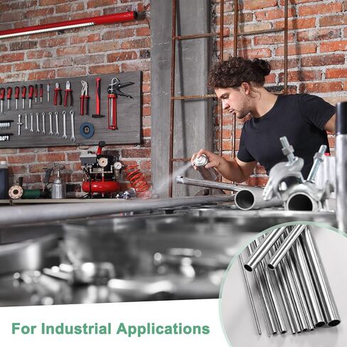 M METERXITY 300mm 304 Stainless Steel Tube, 1mm 2mm 4mm 6mm 8mm 10mm OD 0.3mm/0.5mm/1mm Wall Thick Seamless Straight Metal Pipe Tubing for Construction/Machining/Crafting [Set of 6 Sizes] in Saudi Arabia