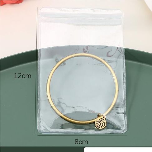Clear PVC Jewelry Bags with Anti-Oxidation, Plastic Pockets Organizer, Transparent Zipper Bag Storage Pouch for Packaging Jewelry Rings Earrings(20pcs 3.15 * 4.72IN) in Saudi Arabia