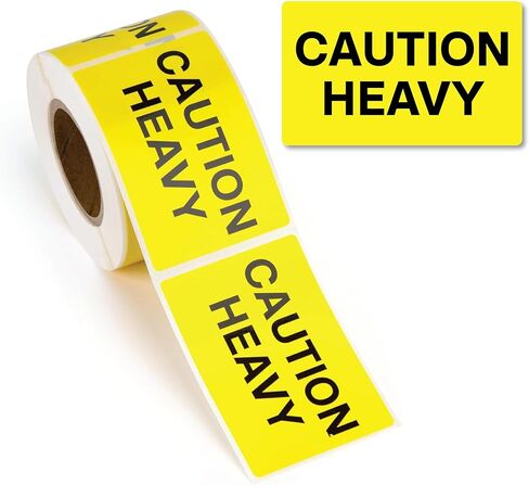 300pcs Caution Heavy Stickers, 2" x 3" Shipping Label Safety Stickers in Saudi Arabia