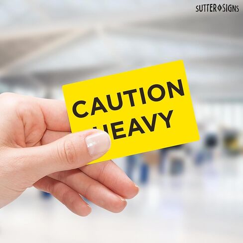 300pcs Caution Heavy Stickers, 2" x 3" Shipping Label Safety Stickers in Saudi Arabia