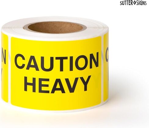 300pcs Caution Heavy Stickers, 2" x 3" Shipping Label Safety Stickers in Saudi Arabia