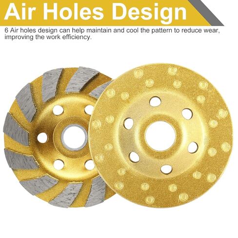 عبوتان من عجلة طحن الأكواب الماسية مقاس 4 بوصات، وعجلات طحن الزوايا شديدة التحمل 12 قطعة in Kuwait