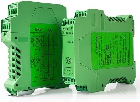 BARRINS إشارة المعزل المدخلات التناظرية 4-20mA RS485 إشارة الفاصل DC العرض إشارة المعزل إشارة الإرسال المعزولة (1 مدخل 1 إخراج، 4-20MA Input_DC24V Power Supply_0-5V Output) in Kuwait