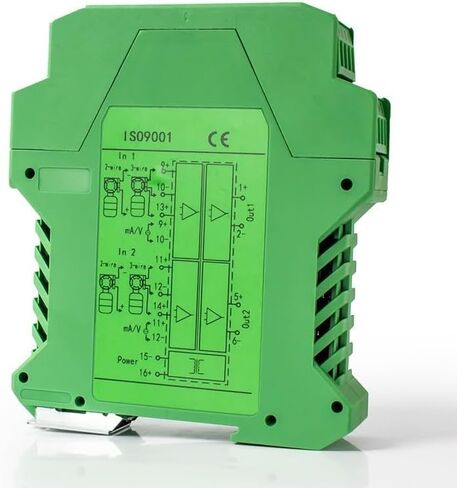 BARRINS إشارة المعزل المدخلات التناظرية 4-20mA RS485 إشارة الفاصل DC العرض إشارة المعزل إشارة الإرسال المعزولة (1 مدخل 1 إخراج، 4-20MA Input_DC24V Power Supply_0-5V Output) in Kuwait