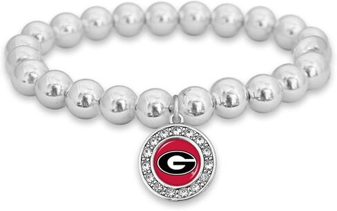 Georgia Bulldogs Abby Stretch Bracelet Jewelry Gift Licensed UGA in Saudi Arabia