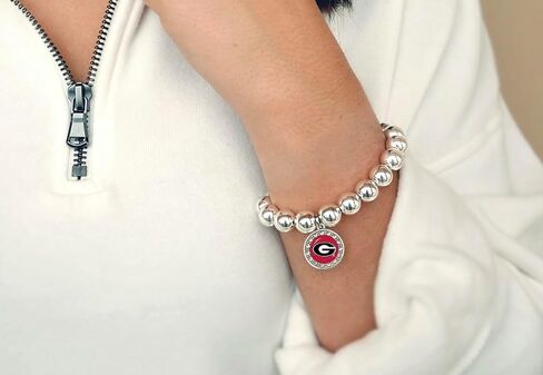 Georgia Bulldogs Abby Stretch Bracelet Jewelry Gift Licensed UGA in Saudi Arabia
