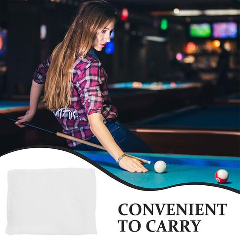 Kisangel 4pcs Billiard Talcum Powder Bags, Pool Cue Talcum Bag, Portable Talc for Pool Cue Accessories, Dry Hand Powder for Billiard Supplies in Saudi Arabia