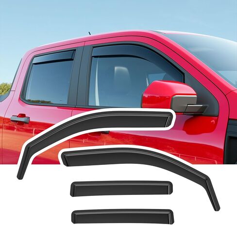 Xipoo Side Window Visor Deflector Compatible with 2022-2025 Ford Maverick Rain Deflector Visor Trim Cover Replacement for 2022-2025 Ford Maverick Accessories in Kuwait
