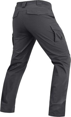 TACVASEN Men's Cargo Work Pants Ripstop Water Resistant Tactical Hiking Pants 8 Pocket Lightweight Construction Trousers in Saudi Arabia