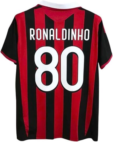 Ronaldinho Retro Long Sleeve Soccer Jersey for Men Fan Version in Saudi Arabia