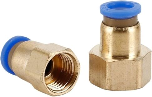 Copper hose pneumatic trachea quick plug quick connector PCF internal thread straight(PCF10-02) in Saudi Arabia