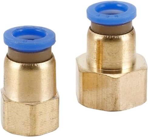 Copper hose pneumatic trachea quick plug quick connector PCF internal thread straight(PCF10-02) in Saudi Arabia