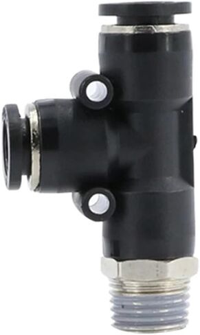 10 قطعة أنابيب الهواء موصل سريع PD8mm-02 الخيوط المحملة 6-01 خرطوم هوائي 10-03 اسطوانة الملف اللولبي صمام المناسب (PD10 ، M5) in Kuwait