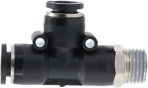 10 قطعة أنابيب الهواء موصل سريع PD8mm-02 الخيوط المحملة 6-01 خرطوم هوائي 10-03 اسطوانة الملف اللولبي صمام المناسب (PD10 ، M5) in Kuwait