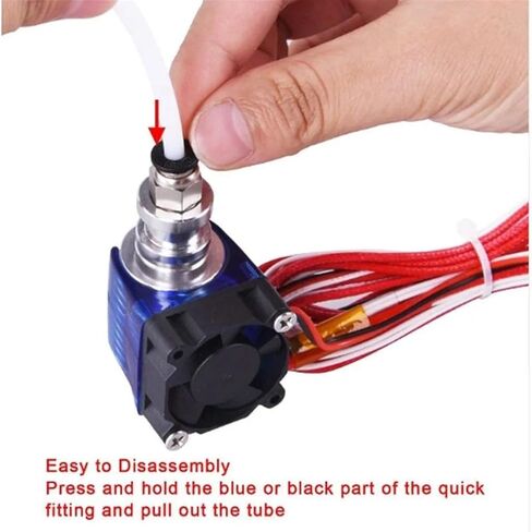 10Pcs PC4-M6 PC4-M10 Pneumatic Fitting PC4-M10 for 3D Printer Parts(Mixed Size) in Saudi Arabia