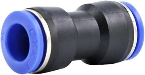 2PCS Air pipe quick connector 6 pneumatic 8mm conversion 10 plastic PU pipe 12 straight butt joint 16mm fittings(PG10-6) in Saudi Arabia
