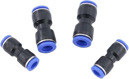2PCS Air pipe quick connector 6 pneumatic 8mm conversion 10 plastic PU pipe 12 straight butt joint 16mm fittings(PG10-6) in Saudi Arabia