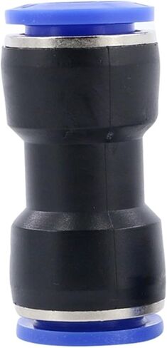 2PCS Air pipe quick connector 6 pneumatic 8mm conversion 10 plastic PU pipe 12 straight butt joint 16mm fittings(PG10-6) in Saudi Arabia