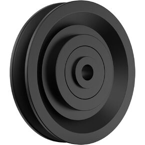 Mixizigoz 90mm/3.5Inch Nylon Bearing Pulley Wheel Replace for Cable Machine Gym Equipment Part Garage Door, Smith Machine, Power Cage, Load Bearing 330 lbs, Universal Wearproof Abration Bearing