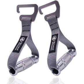 J Bryant Fitness Resistance Band Exercises Handles Heavy Duty Metal Gym Handles Stainless Steel Large Size Hook for Wide Pull Up Resistance Band Training Home Workout Fitness Equipment