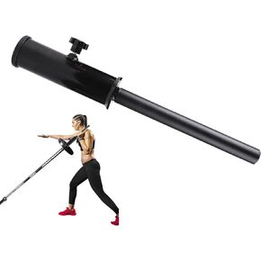 Viking Press Landmine Handle Attachment for 2-Inch Olympic Barbell, Home Gym Strength Training Equipment, Straight Bar Landmine Handle Attachment for Deadlift Squat, Single Arm Row, Press Workout