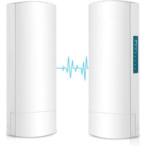 جسر لاسلكي، CPE028 300Mbps خارجي CPE 5.8G من نقطة إلى نقطة وصول طويل المدى مع محول PoE هوائي اتجاهي عالي الكسب 14DBi 2 منفذ RJ45 100M LAN Ethernet 2 حزمة in Kuwait