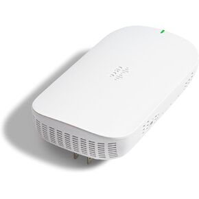 Cisco Business 151AXM Wi-Fi 6 2x2 Mesh Extender - Wall Outlet, 3-Year Hardware Protection (CBW151AXM-B-NA) | Requires Cisco Business 150AX Access Points