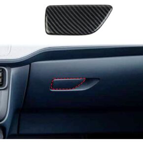 Fewshaw Carbon Fiber Glove Box Handle Switch Cover Trim Fit for Ford Maverick 2022+,for Bronco Sport 2021+,for Escape 2020+