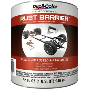 Dupli-Color ERBQ10000 Professional Rust Barrier, Flat, Black, 1 Quart.