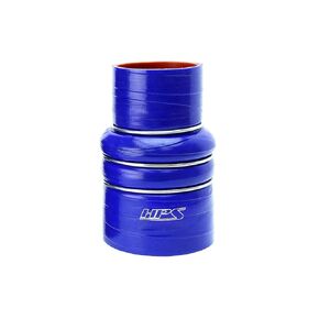 HPS CAC-300-350-COLD Silicone High Temperature 4-ply Reinforced Charge Air Cooler CAC Hose Cold Side, 100 PSI Maximum Pressure, 6" Length, 3" > 3-1/2" ID, Blue