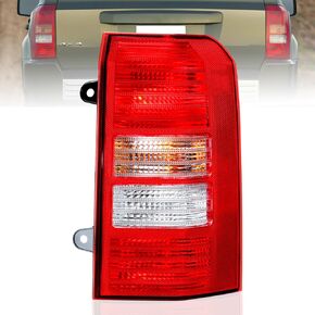 Boine Left Side Tail Light Compatible With 2008-2017 Jeep Patriot Rear Light Brake Lamps Replace 5160365AG - Bulb Included (Left Driver Side)