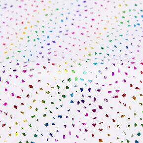 MR FIVE 25 Sheets Rainbow Glitter Tissue Paper Bulk,20" x 28",White with Rainbow Sparkle Tissue Paper for Gift Bags,Graduation,Weddings,Birthday,Holiday Party