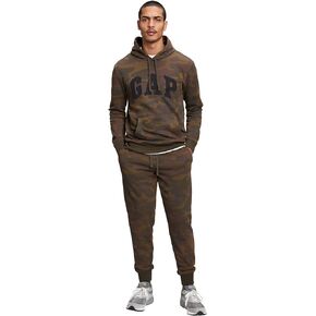 GAP Men's Logo Heritage Hoodie Hooded Fleece Pull Over Sweatshirt