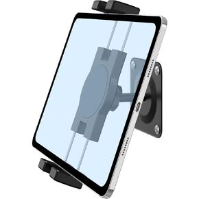 Keuvirya iPad Wall Mount, Universal 360° Rotating Tablet Wall Mount Holder, Phone Holder Arm Bracket, Compatible with 4.7"-12.9" Devices Including iPad Pro, Mini, Air - Ideal for Home, Office Use