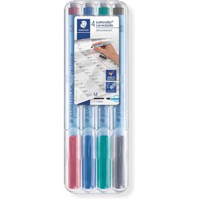 Staedtler Lumocolor correctable Pens, 305MWP4