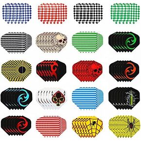 مجموعة رحلات رمي ​​السهام المكونة من 120 قطعة من ToBeIT ملحقات رمي ​​السهام القياسية للسهام ذات الأطراف الفولاذية والسهام الناعمة (de) in Kuwait