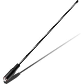 SAMCOM Antennas for Walkie Talkies Long Range, 20 Watt High Gain Long Antenna Dual Band VHF(136-174)/UHF (400-470MHz), 1.5.1 Inch SMA - Female Antennas, 1 Pcs