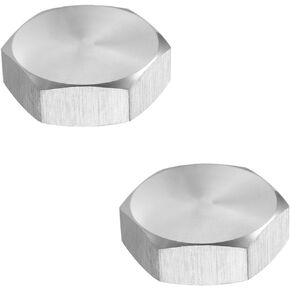 304 Stainless Steel Heavy Duty NMO Antenna Mount Cap with O Ring Seal Dust Weather Rain Protective Cover （Pack of 2）, Eifagur