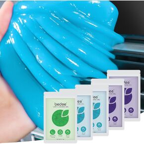 جل تنظيف بيدي للسيارة: 5 عبوات من جل التنظيف الداخلي للوحة المفاتيح المعجون، جل تنظيف الغبار الوحل عالي الكفاءة وقابل لإعادة الاستخدام، طين إزالة الكمبيوتر المحمول العالمي in Kuwait