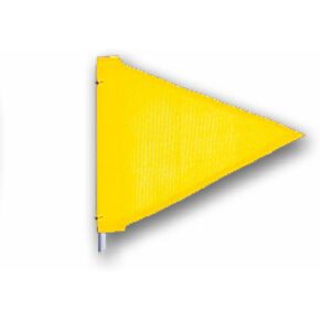 منتجات السلامة الصناعية من Checkers، علم أمان مثلث Flagstaff FST، الطول الإجمالي 30.48 سم، العرض الإجمالي 22.86 سم، أصفر (عبوة من قطعة واحدة) in Kuwait